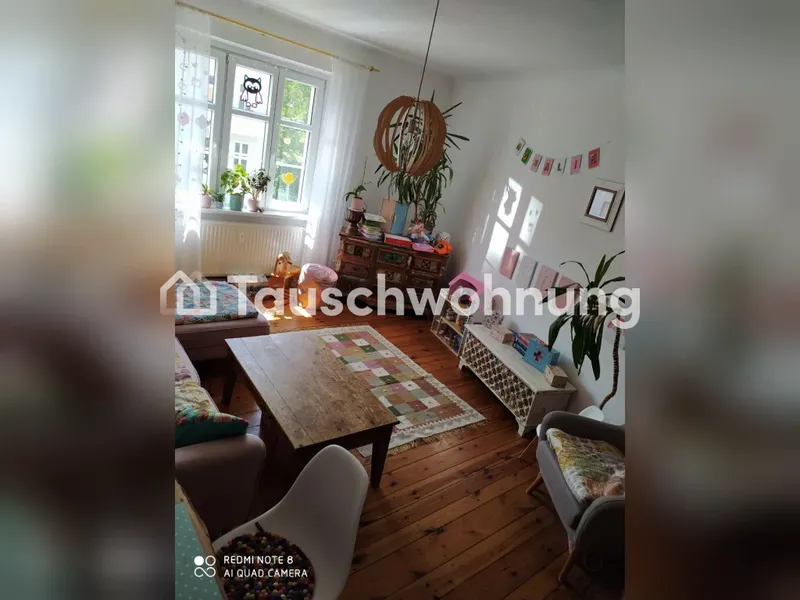 Tauschwohnung: Sonnige Altbauwohnung mit großem grünen Innenhof/-garten — photo 1